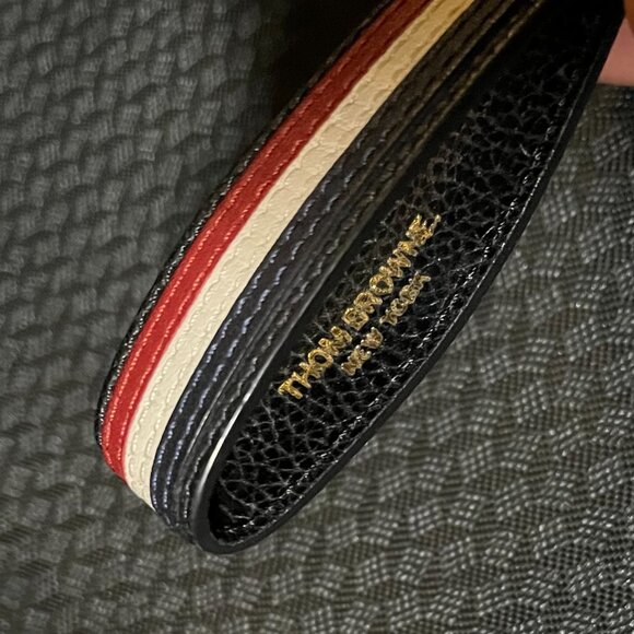 Thom Browne Leather Keyring - Picture 3 of 3